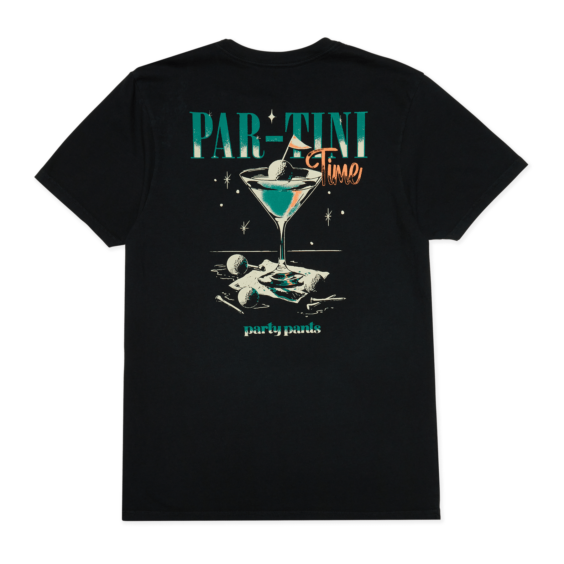 Partini Black T-Shirt TEES PARTY PANTS 