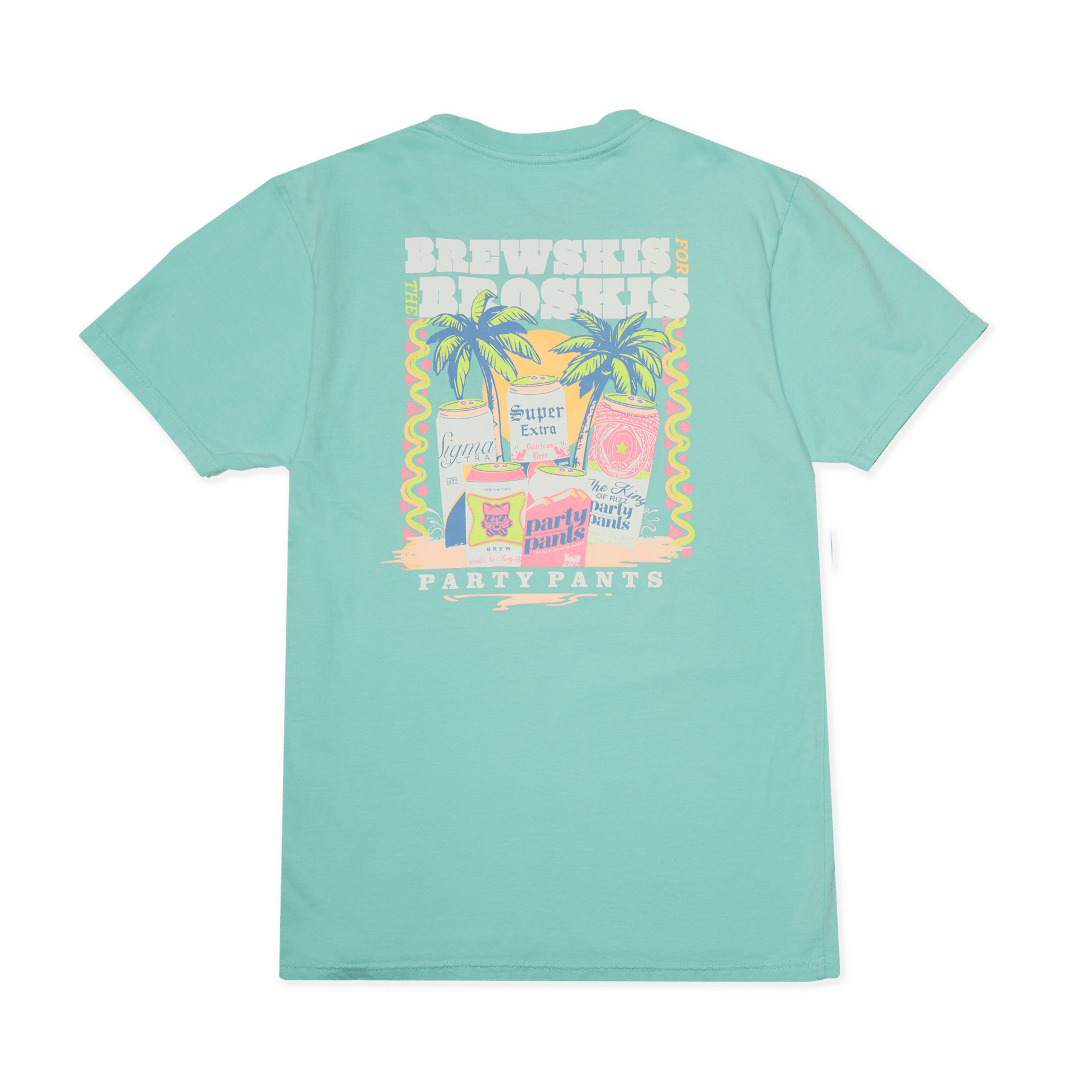 Brewskis for the Broskis Chalky Mint T-Shirt TEES PARTY PANTS 