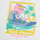 Flock Around Match White Boys T-Shirt BOYS TEES PARTY PANTS 