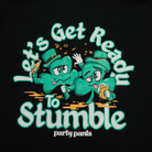 Stumble Black T-Shirt TEES PARTY PANTS 