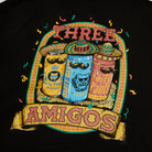 Men's Short Sleeve T- Shirt - 3 Amigos Black TEES PARTY PANTS 