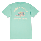 Men's Short Sleeve T- Shirt - Moby Fills Chalky Mint TEES PARTY PANTS 