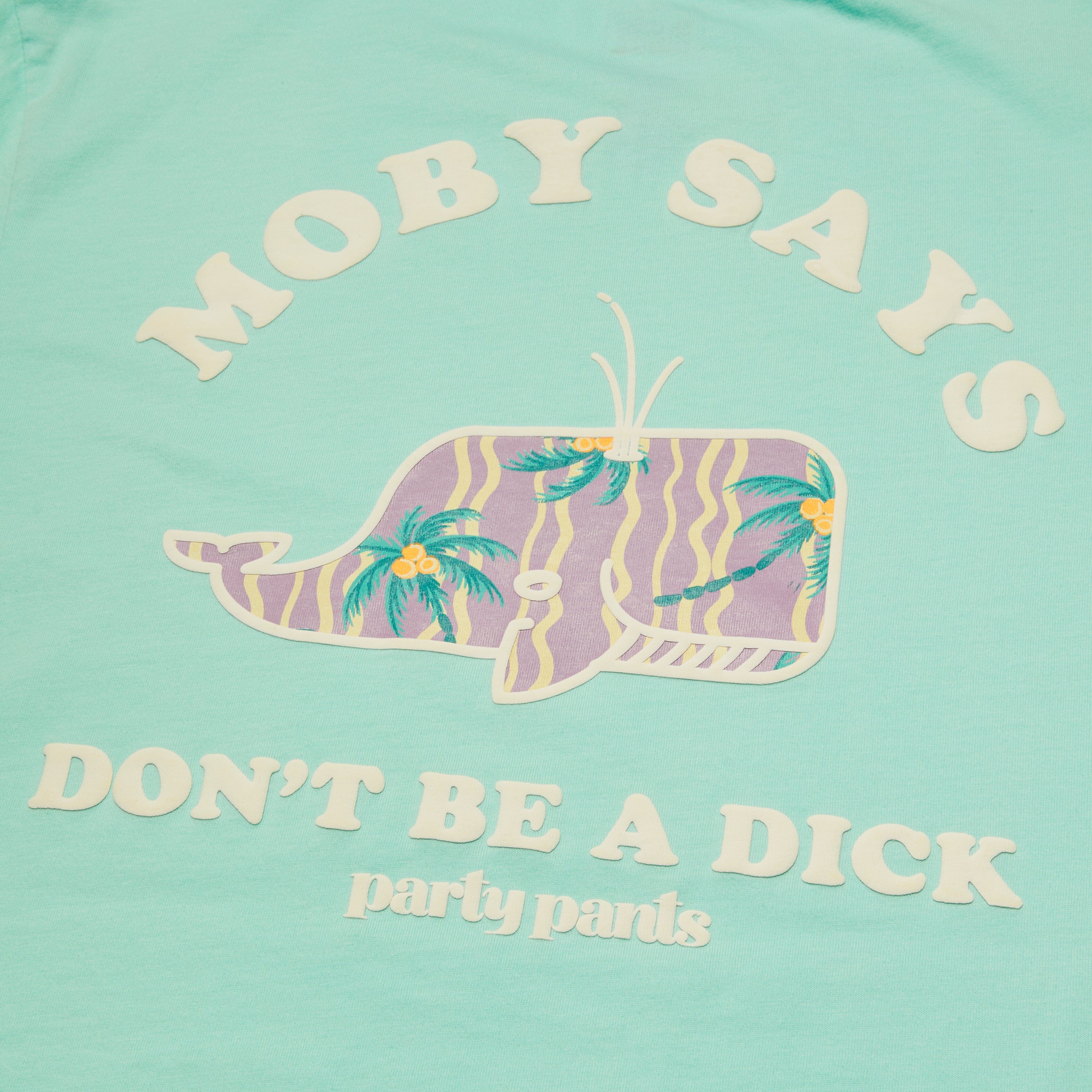 Men's Short Sleeve T- Shirt - Moby Fills Chalky Mint TEES PARTY PANTS 