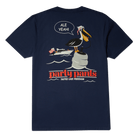 Men's Short Sleeve T- Shirt - Ale Yeah Navy Blue TEES PARTY PANTS 