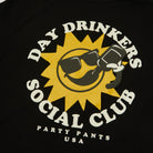 Men's Short Sleeve T- Shirt - Day Drinker Black TEES PARTY PANTS 