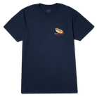 Men's Short Sleeve T- Shirt - Big Weiner Club Navy Blue TEES PARTY PANTS 