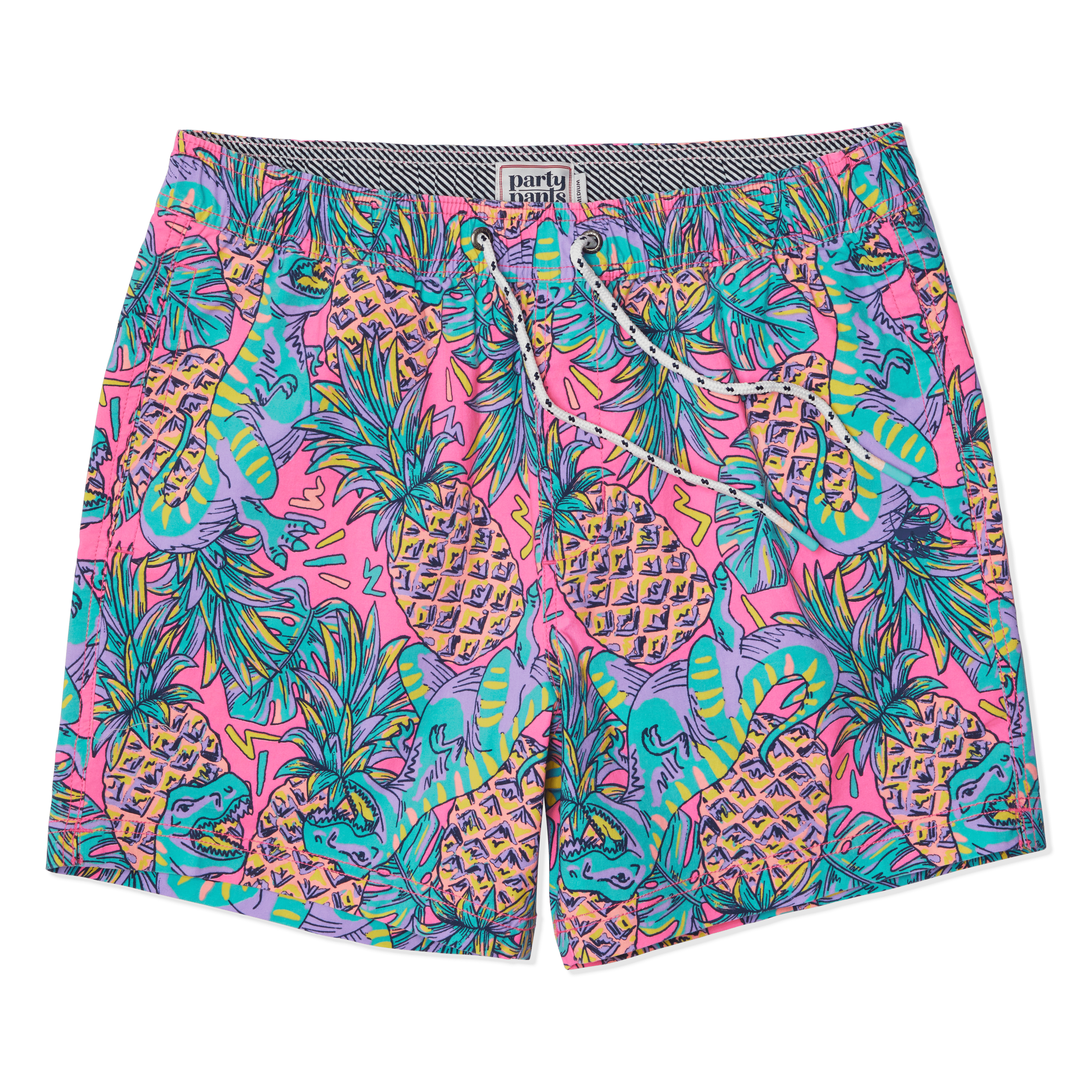 PRIMAL PINES PARTY STARTER SHORT - PINK PARTY STARTER SHORTS PARTY PANTS 