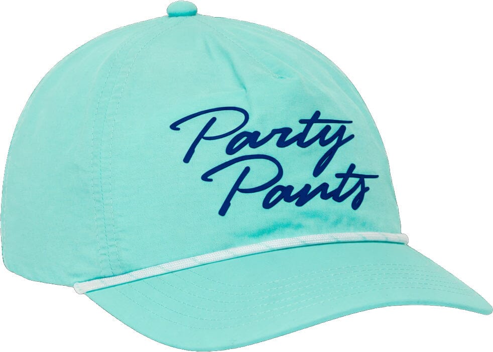 Party Script Mint Green Nylon Dad Hat HATS PARTY PANTS 