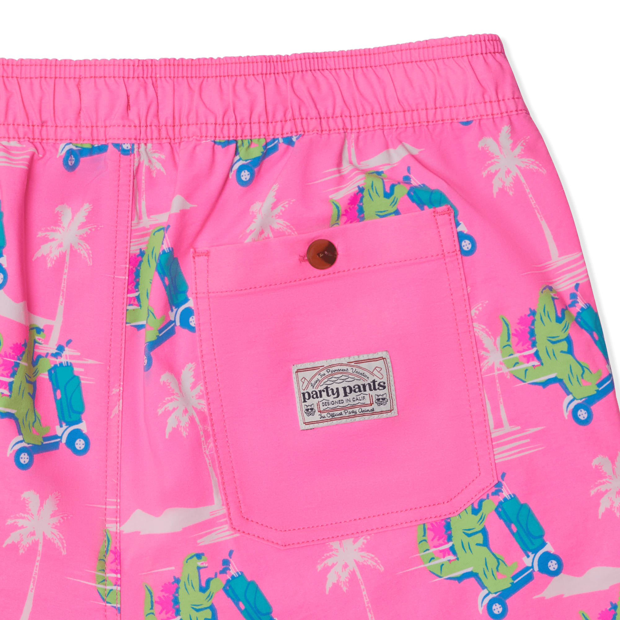 RIPPERS REVENGE PARTY STARTER SHORT - PINK PARTY STARTER SHORTS PARTY PANTS 