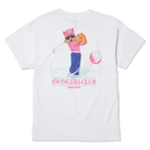 SWINGERS CLASSIC T-SHIRT - WHITE TEE PARTY PANTS 