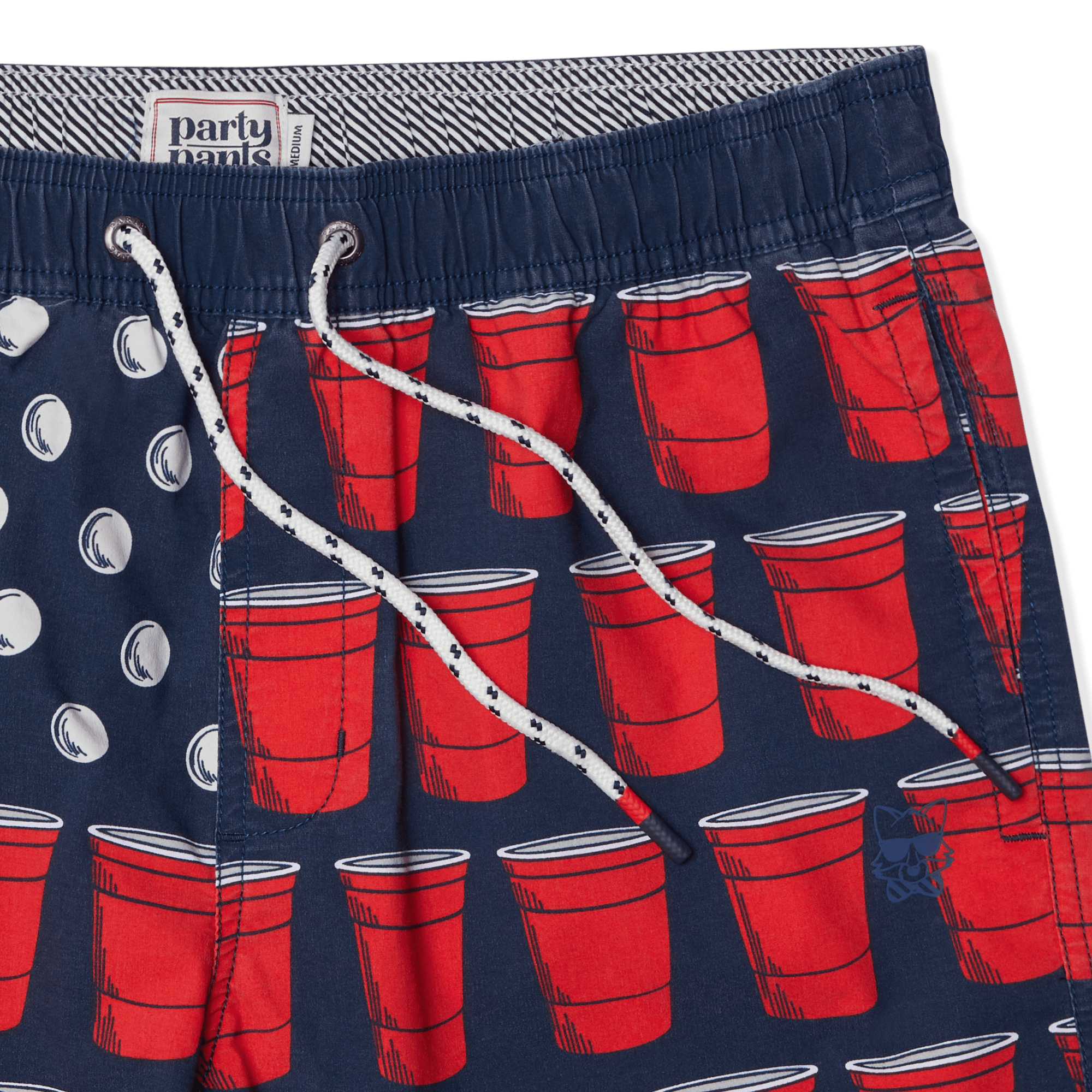 WEEKEND SEND PARTY STARTER SHORT -NAVY PARTY STARTER SHORTS PARTY PANTS 