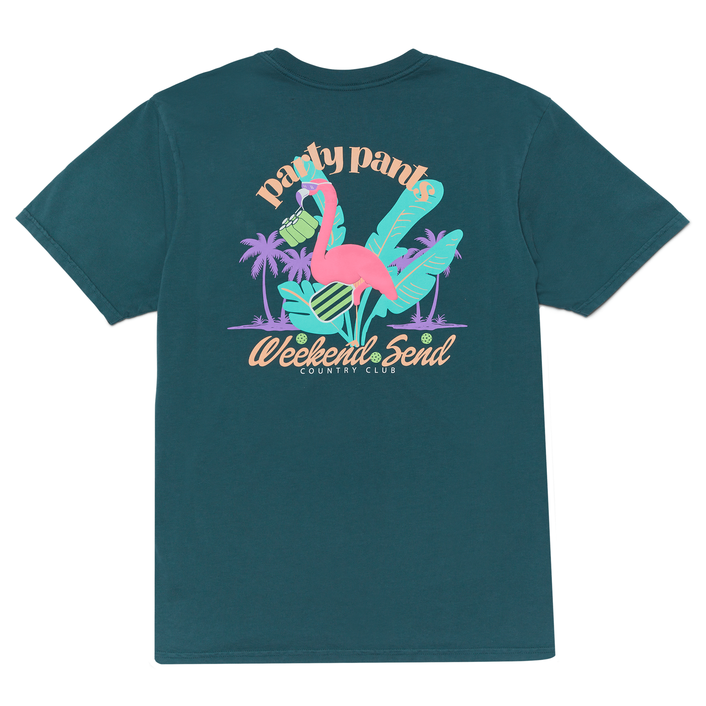 WEEKEND SEND T-SHIRT - OCEAN TEE PARTY PANTS 