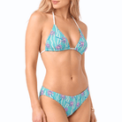 Women's Ashley Cheeky High Thigh Bottoms - Aqua Sea Women's Bottoms PARTY PANTS 