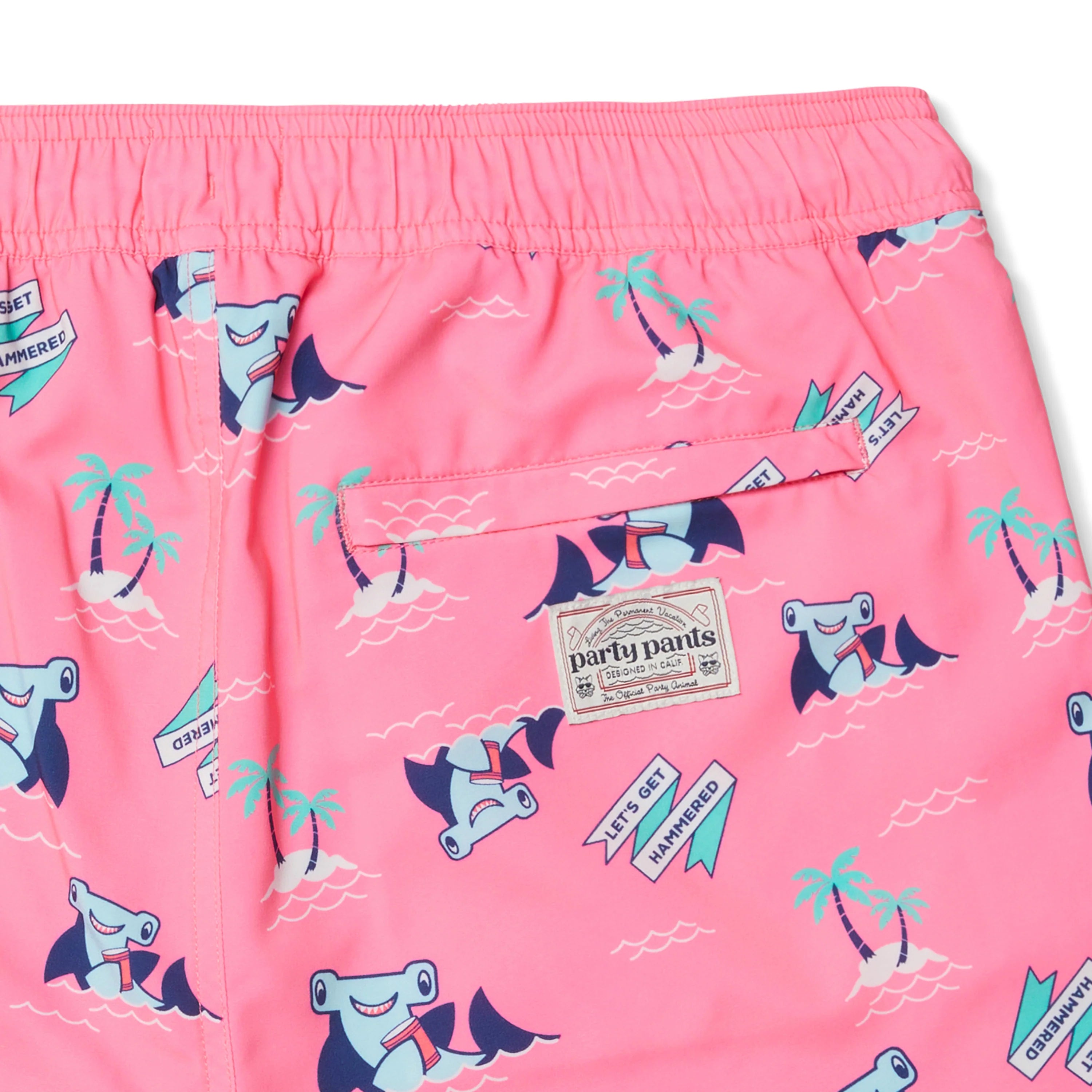 The Hammertime Sport Lined Party Short in pink