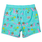 BEERLIEVE PARTY STARTER SHORT - ARUBA BLUE PRINTED SHORTS PARTY PANTS 