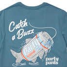 CATCH A BUZZ T-SHIRT - INDIGO BLUE TEE PARTY PANTS 