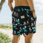 BEERLIEVE PARTY STARTER SHORT - BLACK PRINTED SHORTS PARTY PANTS 