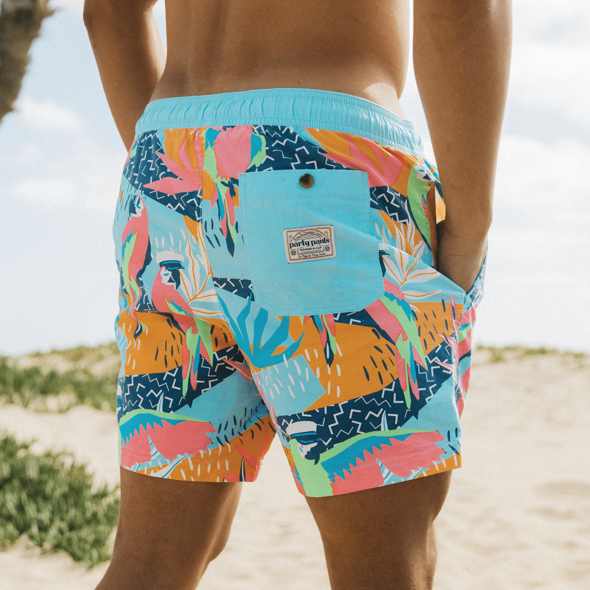 Party pants 2025 swim trunks
