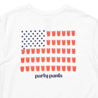 RED, WHITE & BOOZE TEE - WHITE TEE PARTY PANTS 