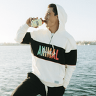 HALF TIME COLORBLOCK HOODIE SALE TOPS PARTY PANTS 