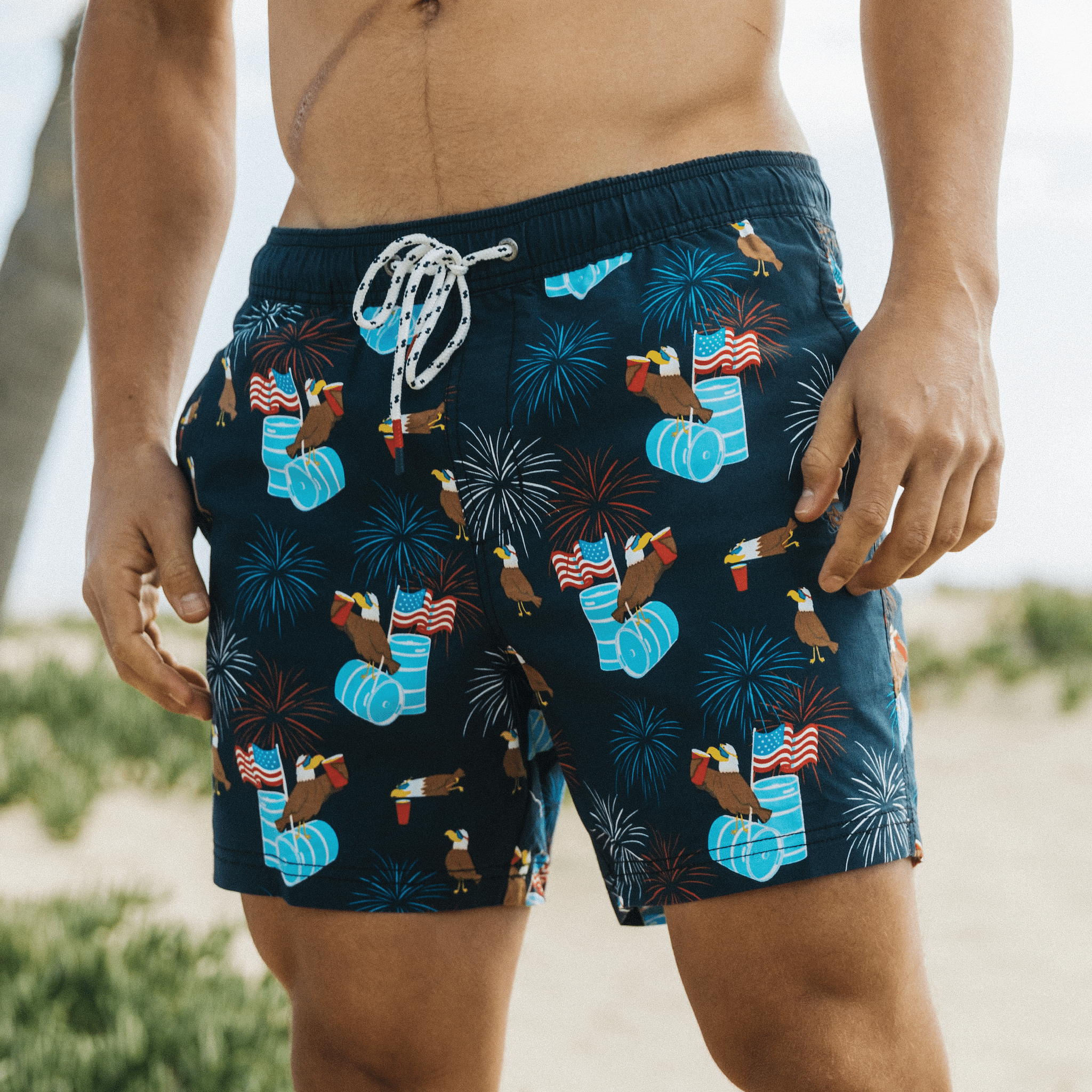 Preppy shop swim trunks